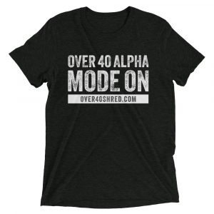 Over 40 Alpha Mode ON Prime Short Sleeve Tee (White)
