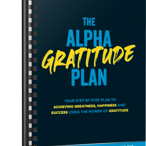 Alpha Gratitude Journal For Men Blue